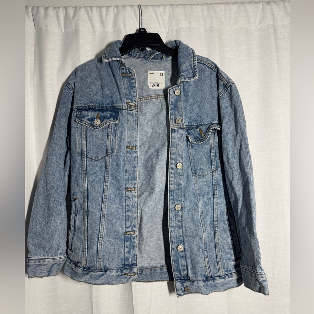 Denim oversized jacket